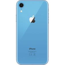 Заднее стекло крышки для iPhone XR Синее (Blue) оригинал