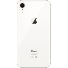 Заднее стекло крышки для iPhone XR Белая (Silver, White) оригинал