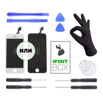 Набор iFixitBox для замены дисплея iPhone SE