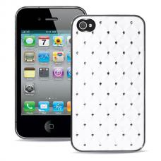 Чехол для iPhone 4/4s Diamond Cover Белый