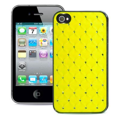 Чехол для iPhone 4/4s Diamond Cover Желтый