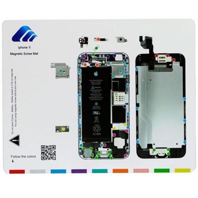 Магнитный коврик для ремонта со схемой сборки iPhone 6