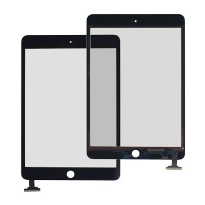 Стекло тачскрин для iPad Mini/ Mini2 + кнопка HOME, черное, Retina